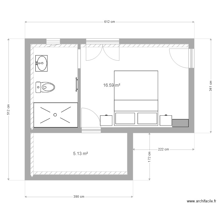 chambre 5 rev1. Plan de 0 pièce et 0 m2