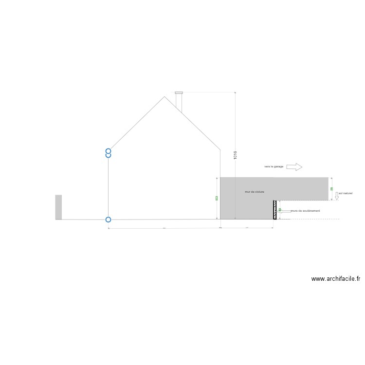 futur façade finale  parcelle 1040. Plan de 0 pièce et 0 m2