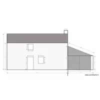 DP4 PLAN FACADE NORD avant travaux