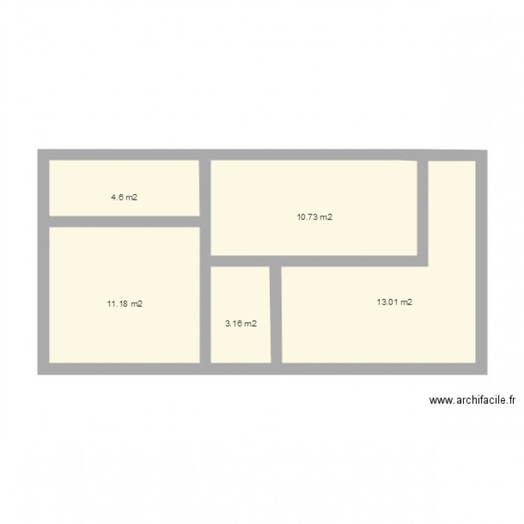 etage. Plan de 0 pièce et 0 m2