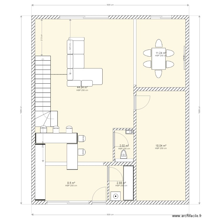 R1 SALESSES. Plan de 0 pièce et 0 m2