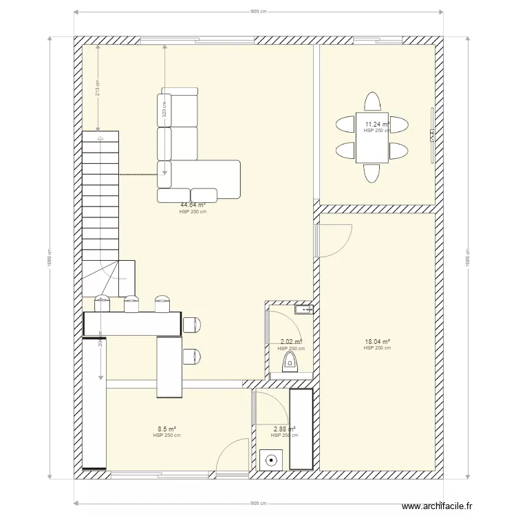 R1 SALESSES. Plan de 