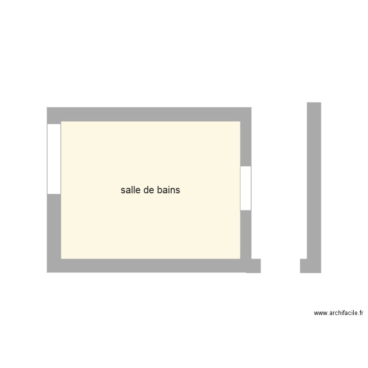 salle de bains. Plan de 0 pièce et 0 m2