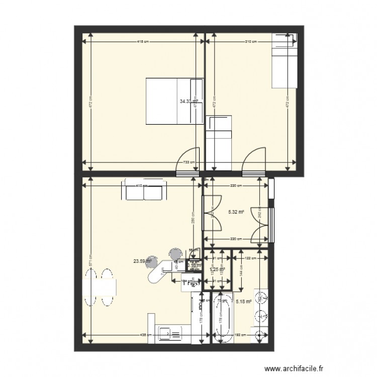 187. Plan de 0 pièce et 0 m2