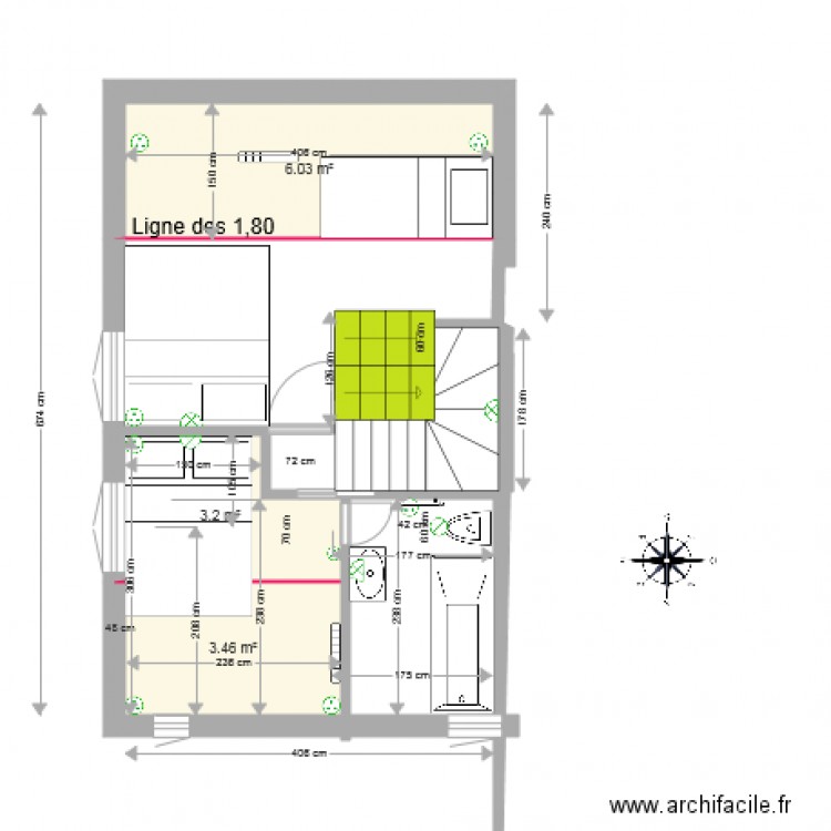 V def DEUXIEME 1. Plan de 0 pièce et 0 m2