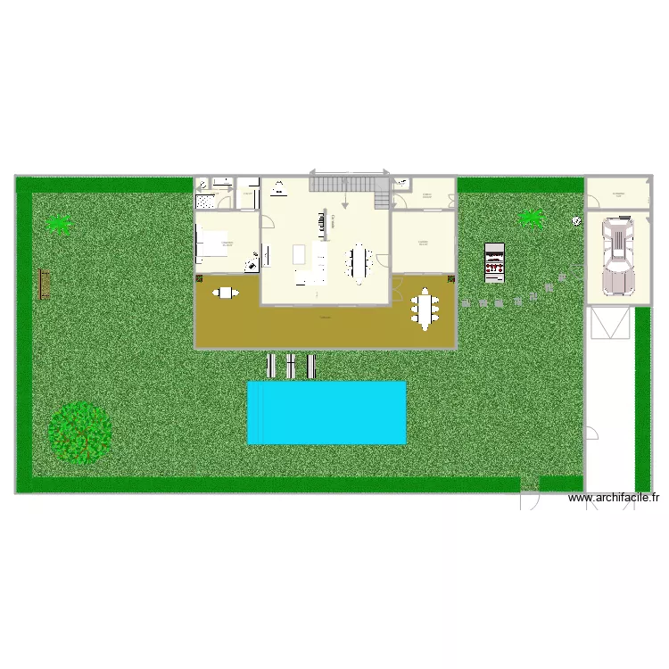 Villa sisi . Plan de 