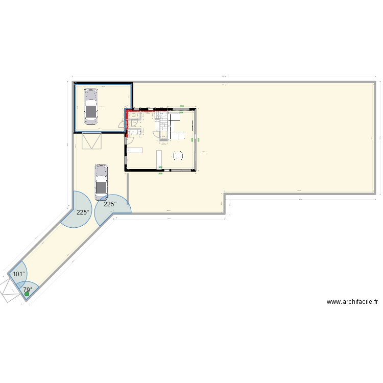 maison. Plan de 0 pièce et 0 m2