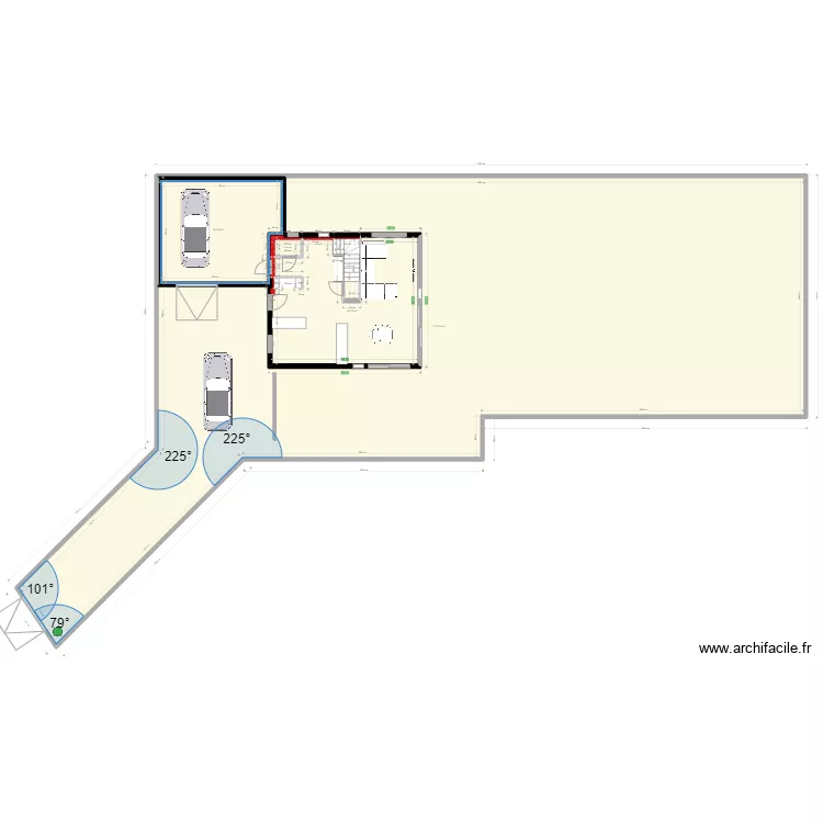 maison. Plan de maison. Plan de