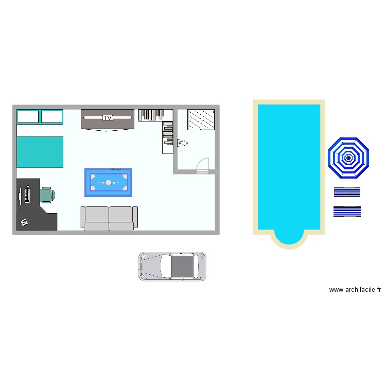 normal. Plan de 1 pièce et 109 m2