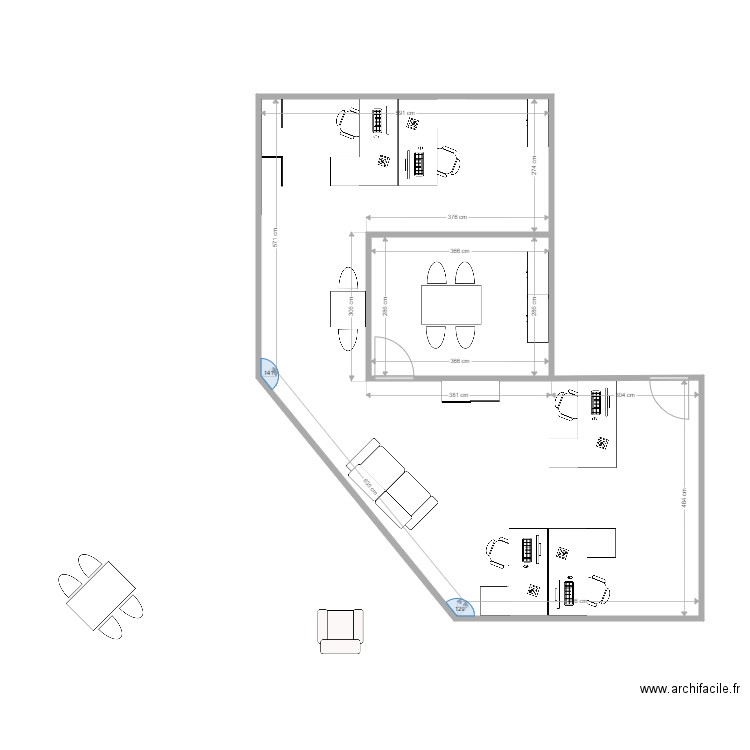 Octogone 3. Plan de 0 pièce et 0 m2