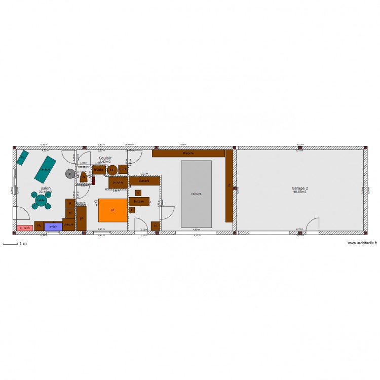 atelier 3favec. Plan de 0 pièce et 0 m2