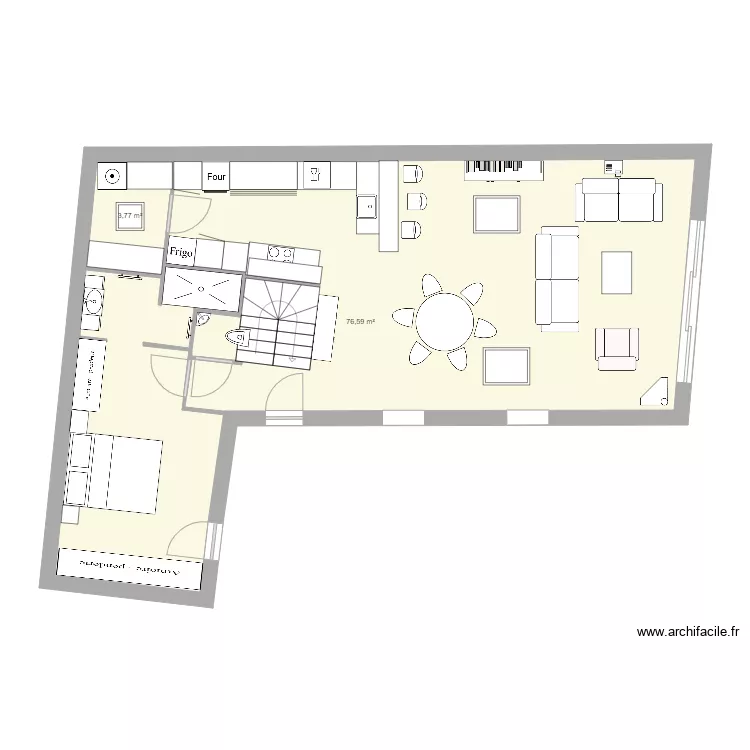 maison3. Plan de 