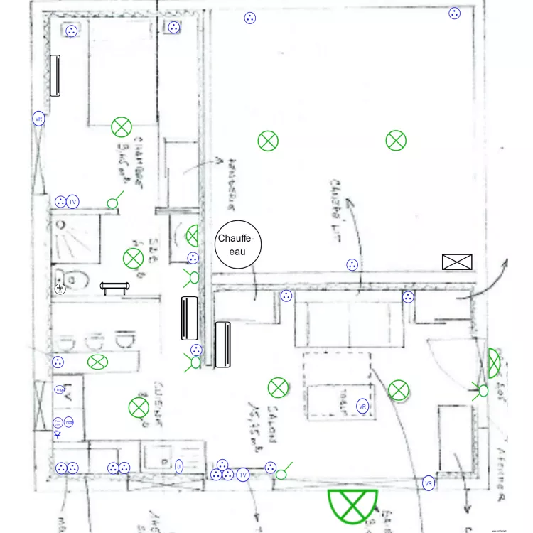 plan rbnb silvain. Plan de 