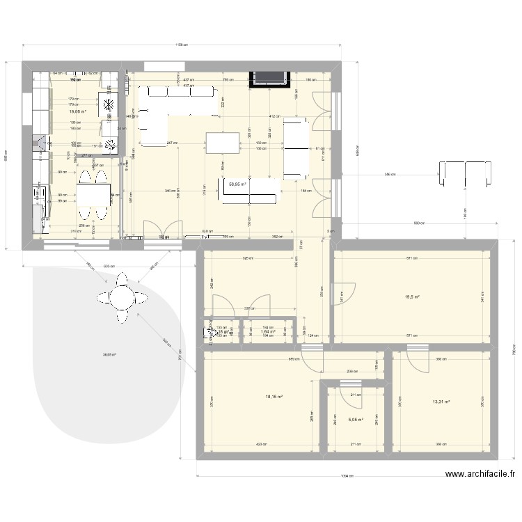 Marcy decembre v 3. Plan de 8 pièces et 137 m2