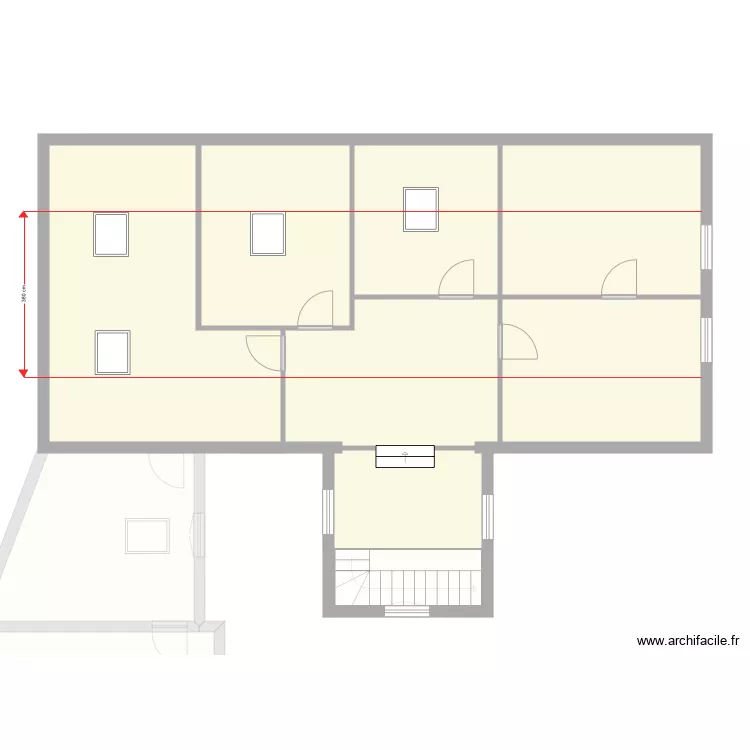 MAISON 1 CD. Plan de 
