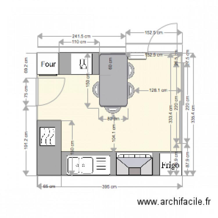 verdrin cuisine OK. Plan de 0 pièce et 0 m2