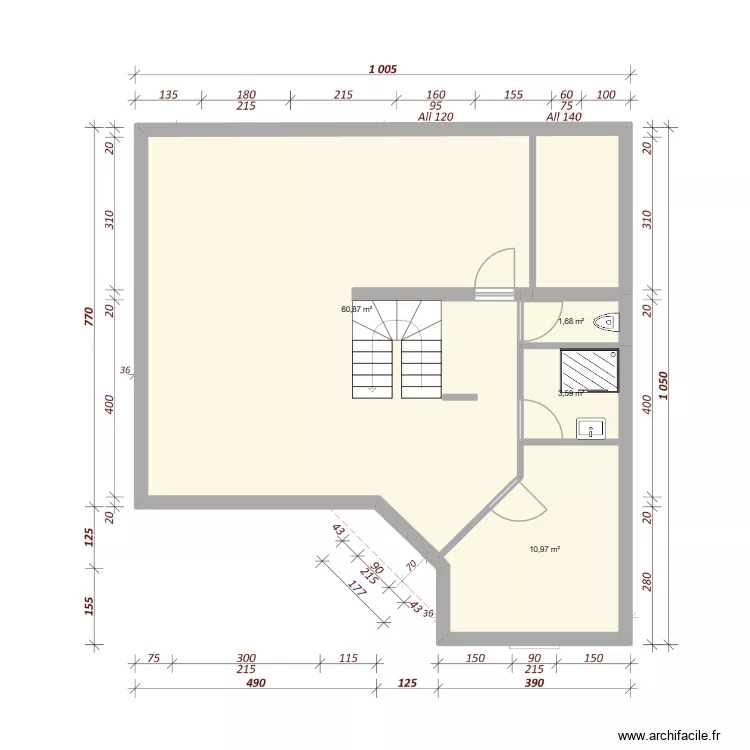 TEST1BIS. Plan de 13 et 151 m² TEST1BIS. Plan de 13 et 151 m²