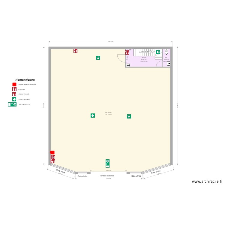 Basard villetaneuse avant travaux. Plan de 0 pièce et 0 m2