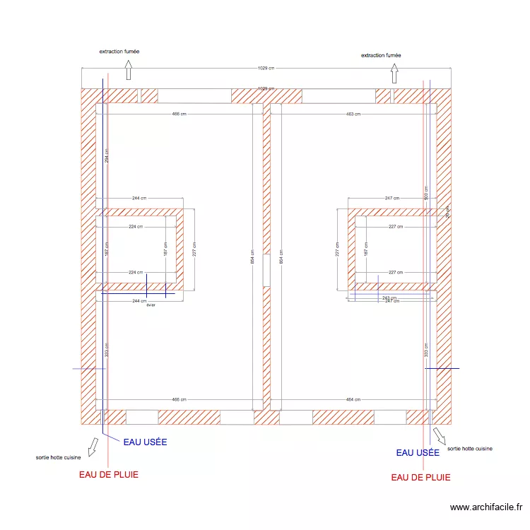 maison RDC PLAN FONDATION. Plan de maison RDC PLAN FONDATION. Plan de
