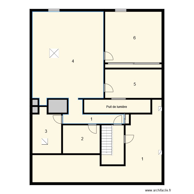 195103 MERCIER Carrez. Plan de 0 pièce et 0 m2