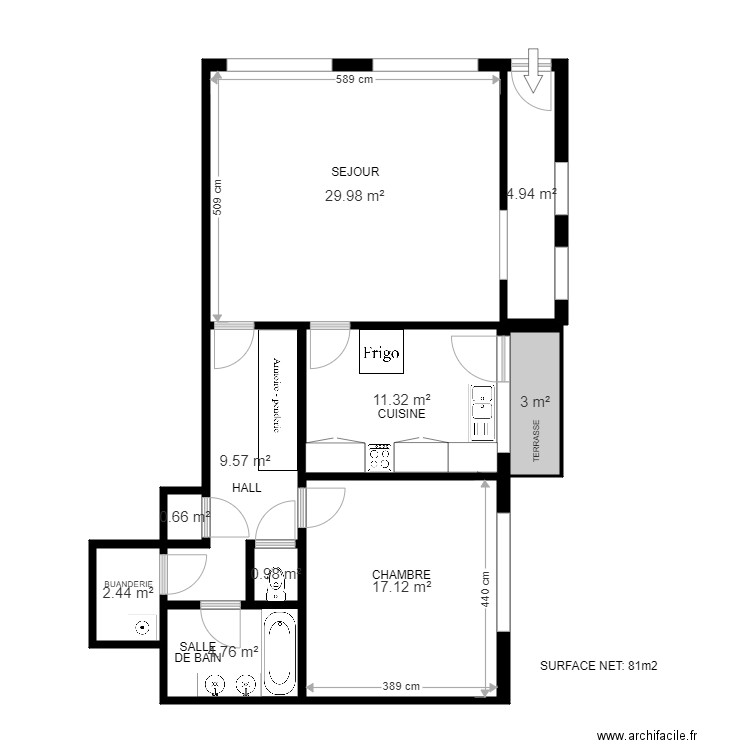 REZ GAUCHE STICHELBERG. Plan de 0 pièce et 0 m2