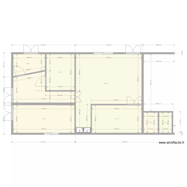 Menauton 000. Plan de 