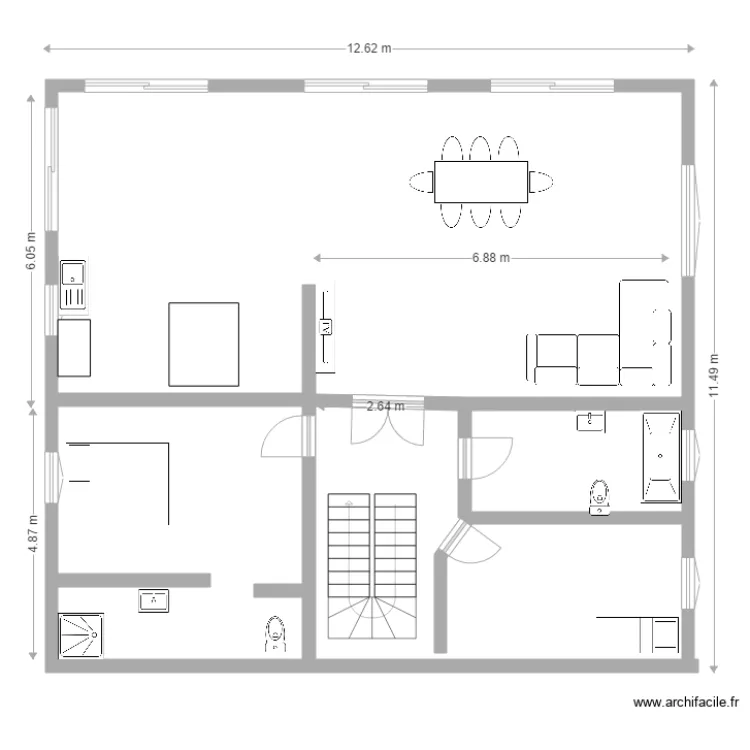 chez nous. Plan de chez nous. Plan de