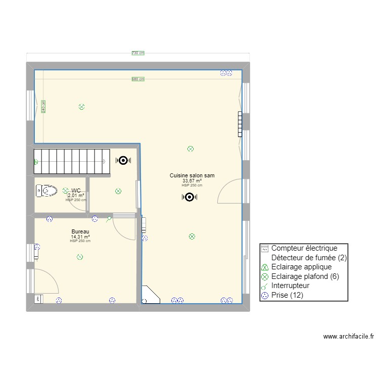 roscanvel. Plan de 0 pièce et 0 m2
