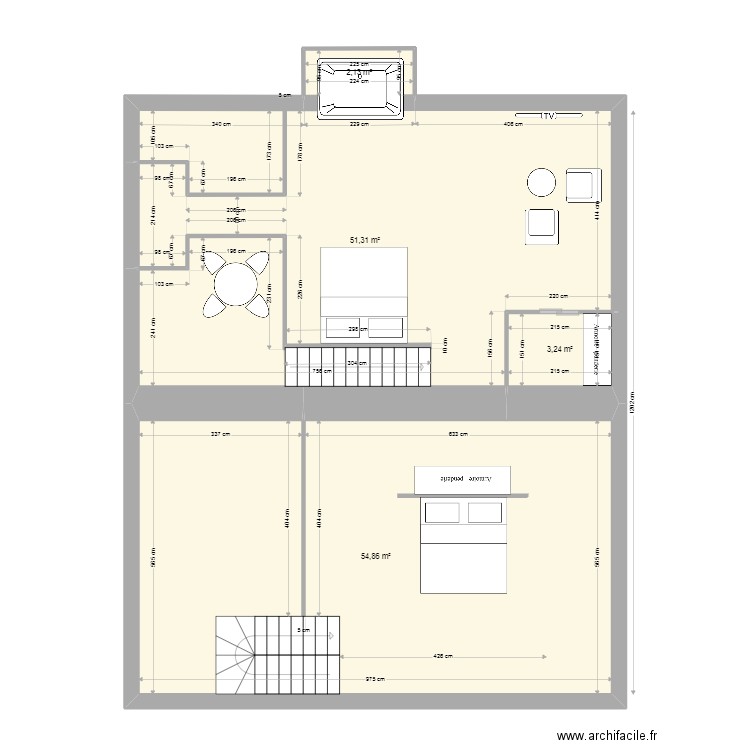 KetN 3  menzzanine definitif 6. Plan de 0 pièce et 0 m2