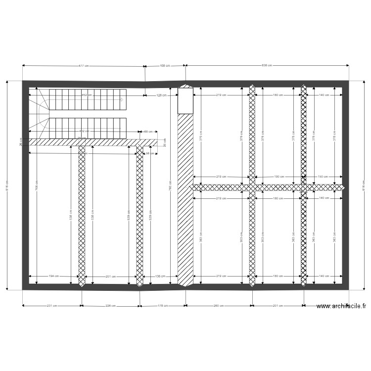 combles amenagees pour archi. Plan de 0 pièce et 0 m2