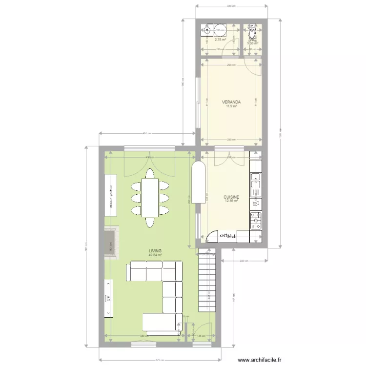 David Rez après travaux. Plan de David Rez après travaux. Plan de