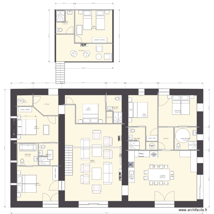 gite 14 02 2019 h. Plan de 0 pièce et 0 m2