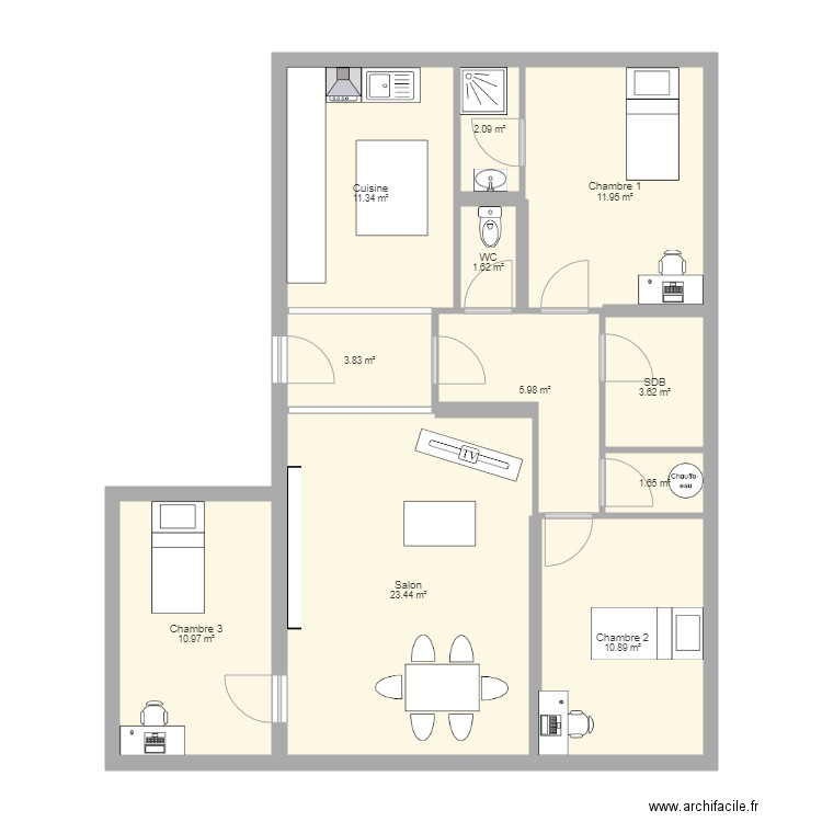 Appartement Alsace Col. Plan de 0 pièce et 0 m2
