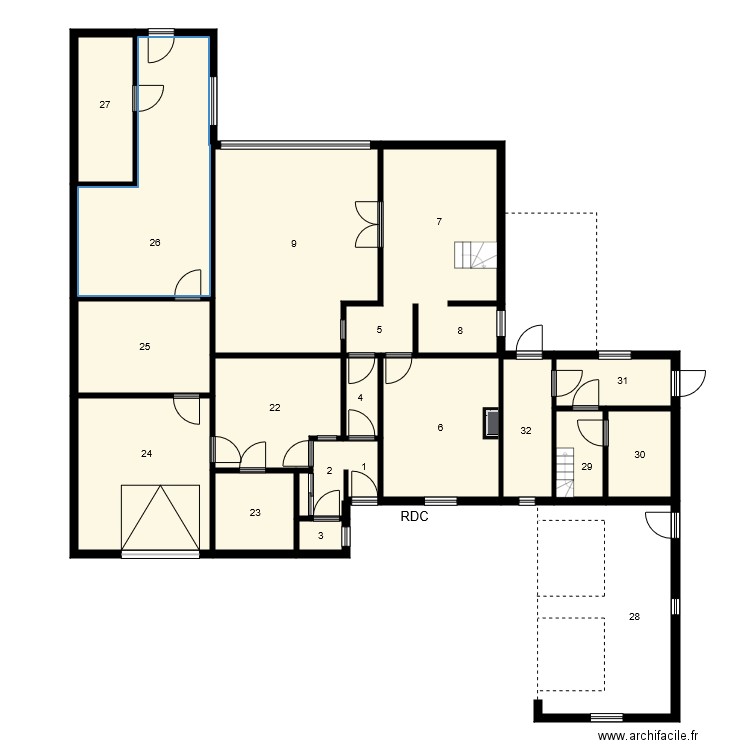 184715 JACQUOT. Plan de 0 pièce et 0 m2