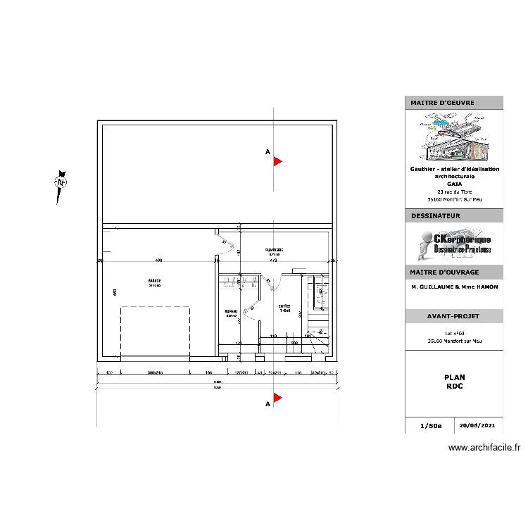 Hamon RDC Vide. Plan de 