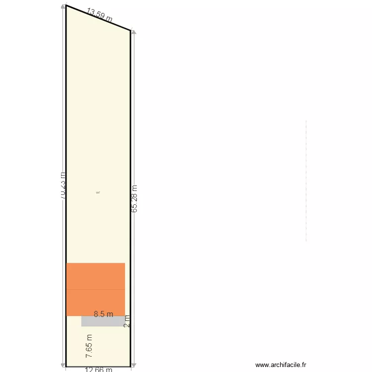 PLAN DE MASSE projette. Plan de 