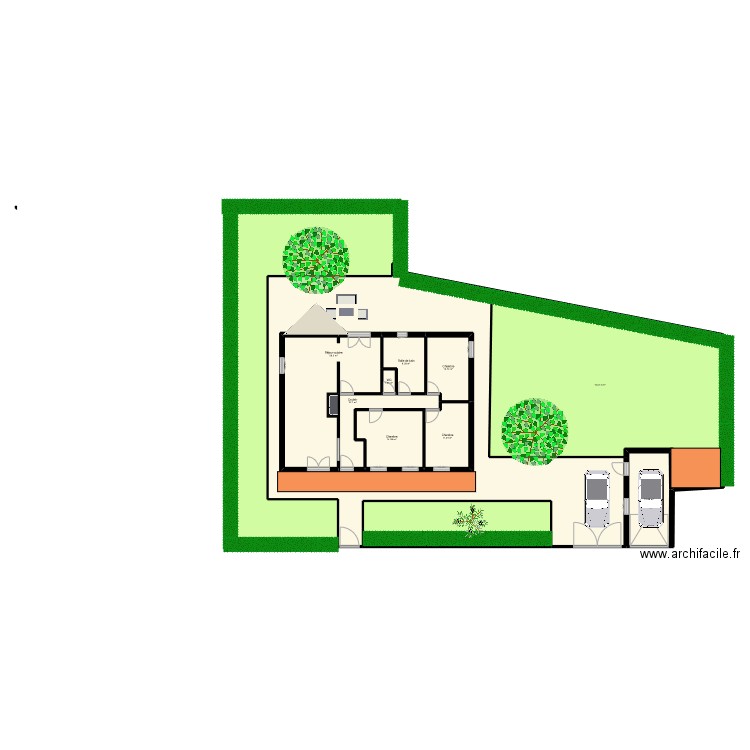 SANTONI. Plan de 12 pièces et 621 m2