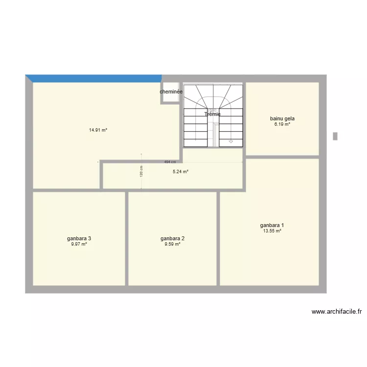 bidarte etxea. Plan de 