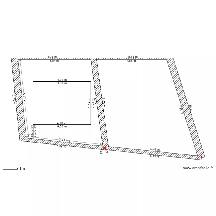 reno1.4plancher. Plan de 