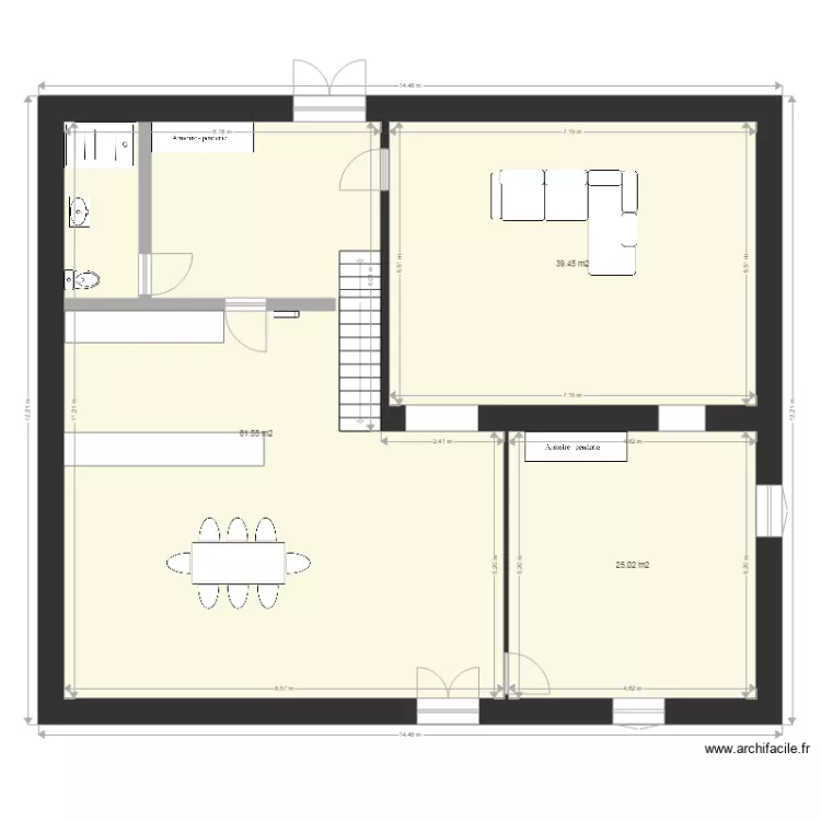 chez moi 13. Plan de 