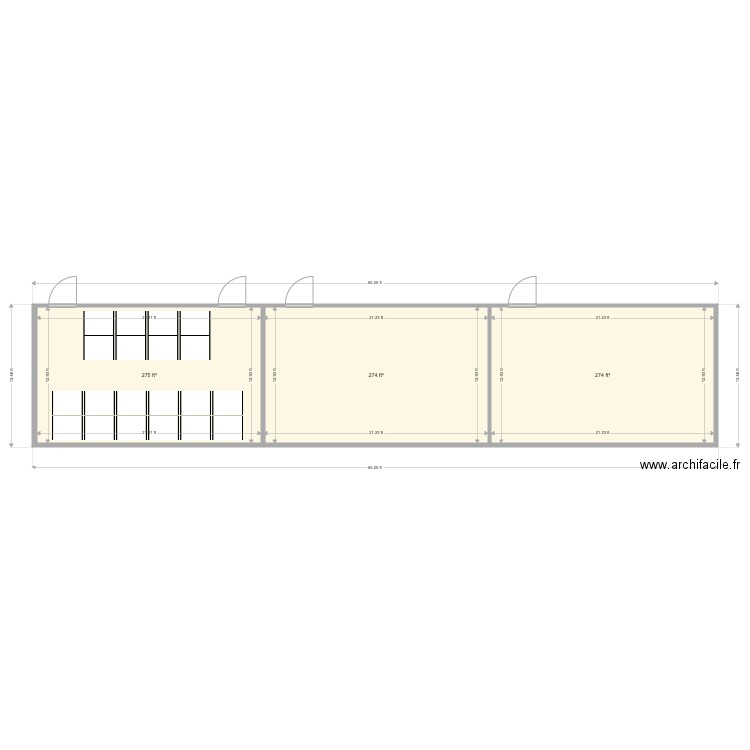 Col 3 room. Plan de 0 pièce et 0 m2