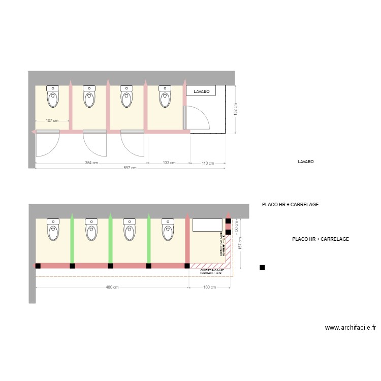 ecole villeneuve. Plan de 9 pièces et 14 m2