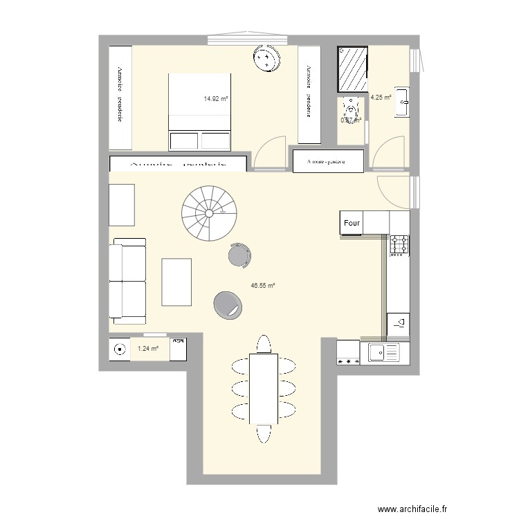 voltaire1. Plan de 0 pièce et 0 m2