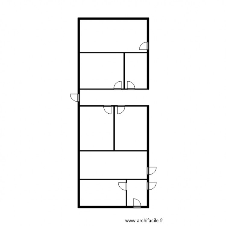 SOFEMA TOCTOUCAU ETAGE. Plan de 0 pièce et 0 m2