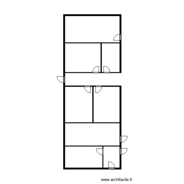 SOFEMA TOCTOUCAU ETAGE. Plan de 