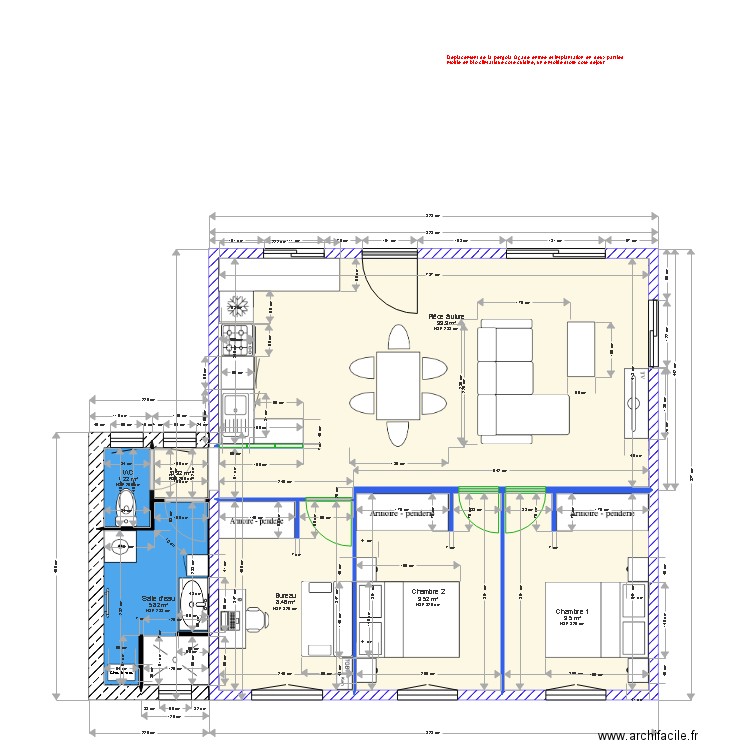 DAEMERS PROJET 3b. Plan de 0 pièce et 0 m2