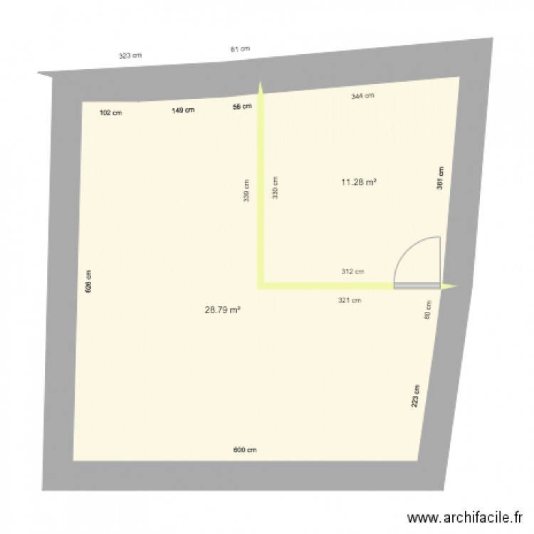  mezanine plaquiste. Plan de 0 pièce et 0 m2