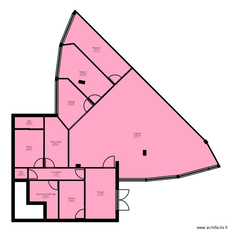B91P2P projet 2. Plan de 0 pièce et 0 m2