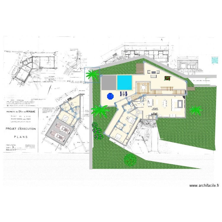 projet terrasse v4. Plan de 0 pièce et 0 m2