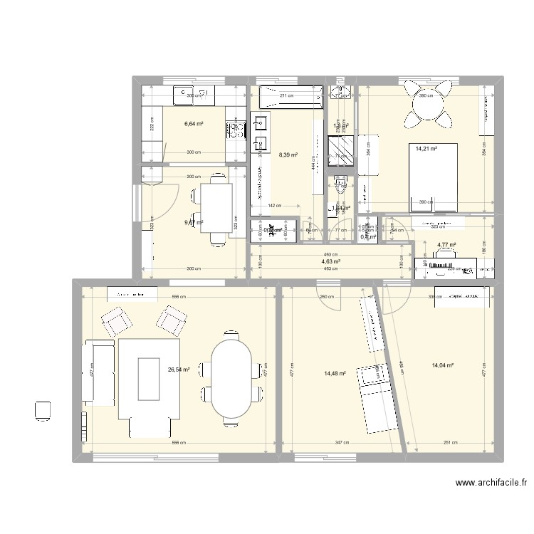 16AvGallieni - V1. Plan de 0 pièce et 0 m2